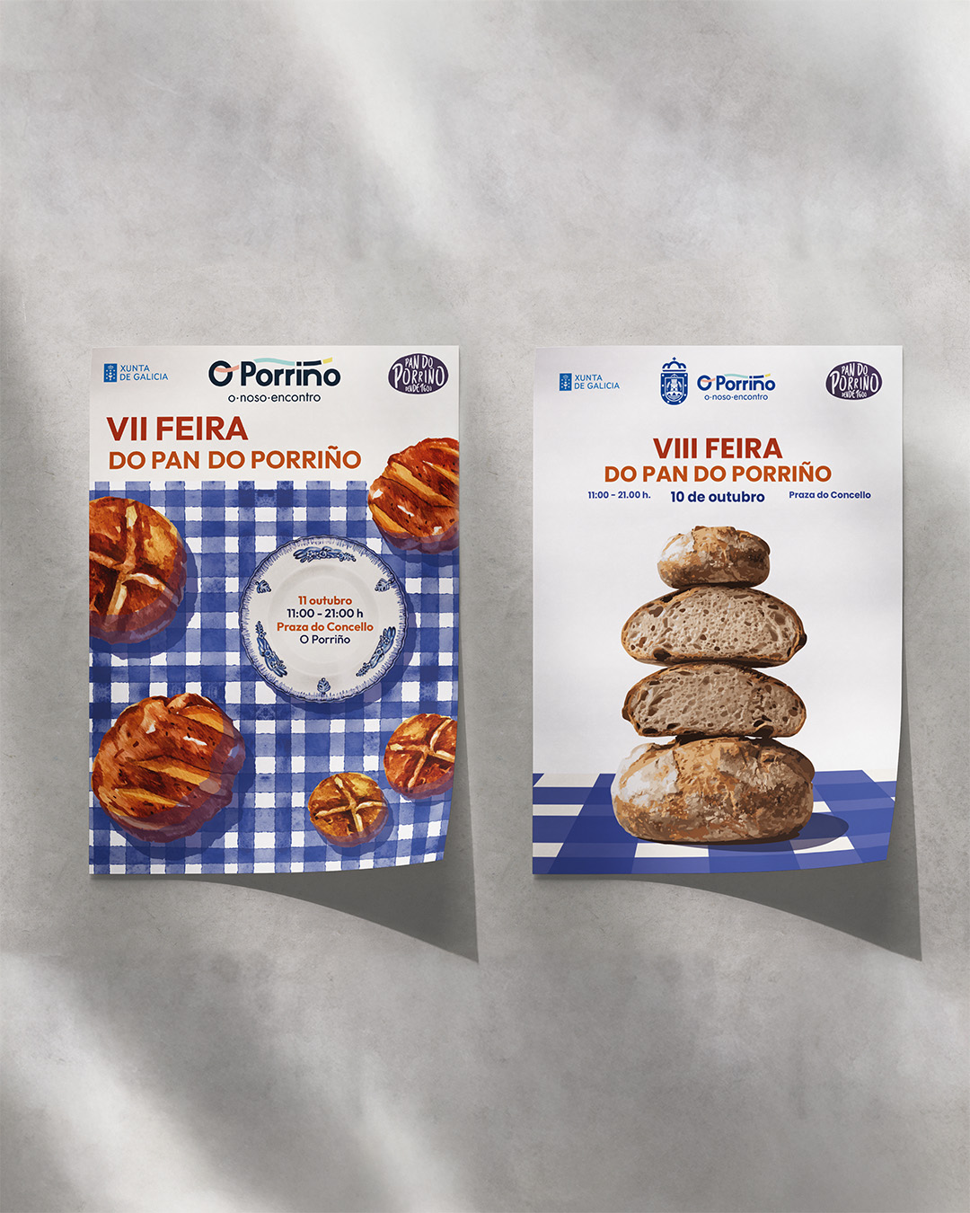Cartel de la Feira do Pan de Porriño